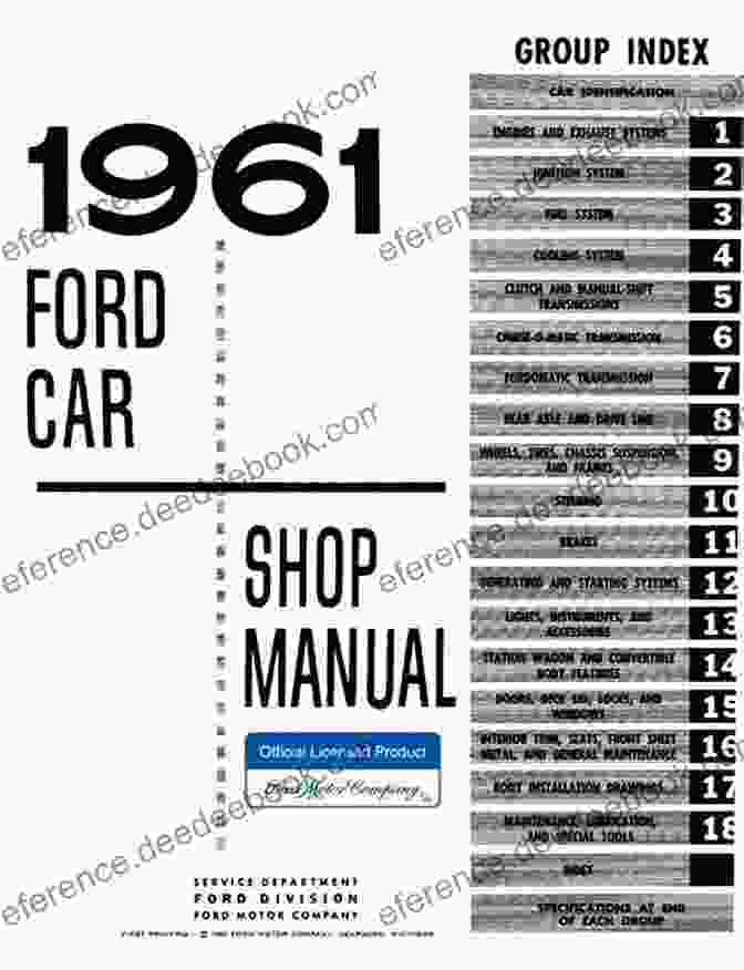 1961 Ford Car Shop Manual By Steve Sem Sandberg 1961 Ford Car Shop Manual Steve Sem Sandberg