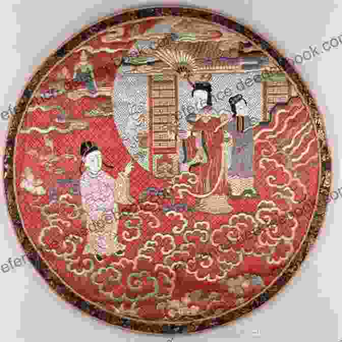 A Chinese Silk Embroidery Depicting A Scene From Traditional Folklore Gleanings In Buddha Fields: Stories Of Hand And Soul In The Far East