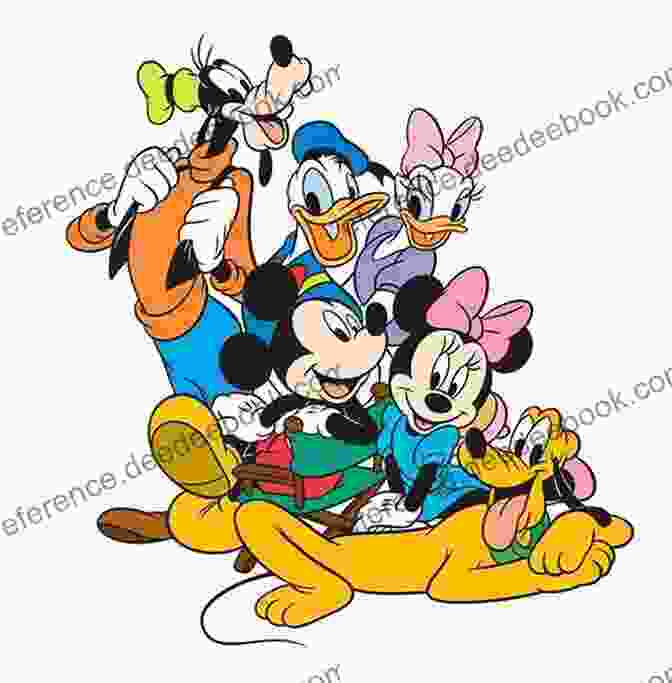 A Color Image Of A Group Of Disney Characters, Including Mickey Mouse, Minnie Mouse, Donald Duck, And Goofy The Corridor Of Time Disney Group