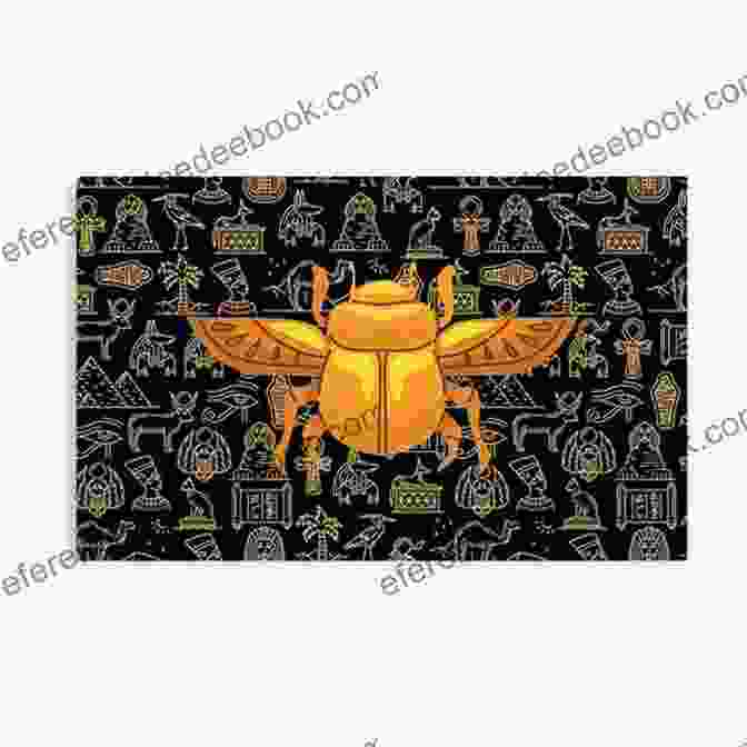 A Golden Scarab Beetle With Intricate Hieroglyphics Horace: Secret Of Scarab Beetle (Horace J Edwards And The Time Keepers 1)