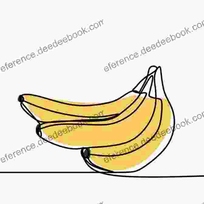 A Minimalist Illustration Of A Paintbrush Formed By A Banana And Peel. 107 Illustrations: Imagination In Minimalism JAIRO TENORIO VALDIVIA