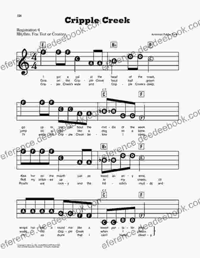 Cripple Creek Sheet Music Old Time Fiddle Style: A Collection Of 35 Tradtional Appalachian Tunes