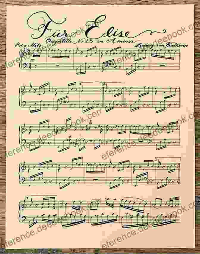 Für Elise Sheet Music Cover, Adorned With An Elegant Cursive Title And Floral Accents Musical Impressions 1: 11 Solos In A Variety Of Styles For Early Elementary To Elementary Piano