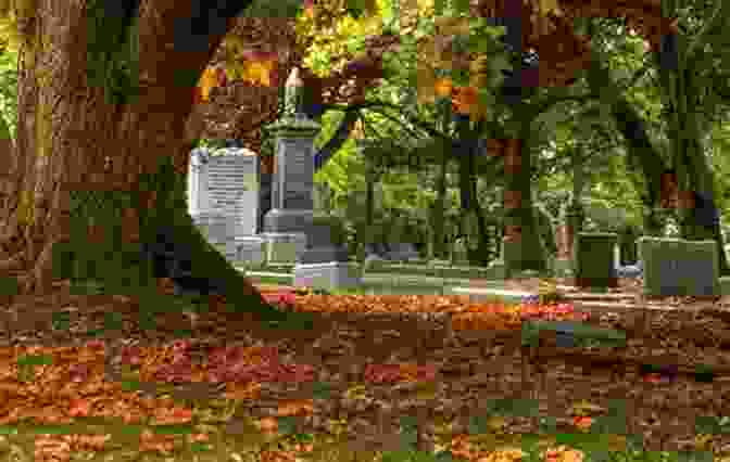 Gravestones In Old City Cemetery With Autumn Foliage In Background A Walking Tour Of Lynchburg Virginia (Look Up America Series)