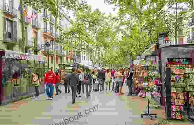 Las Ramblas, A Bustling Pedestrian Street, Is A Popular Tourist Destination In Barcelona. The Top 10 Places To Visit In Barcelona