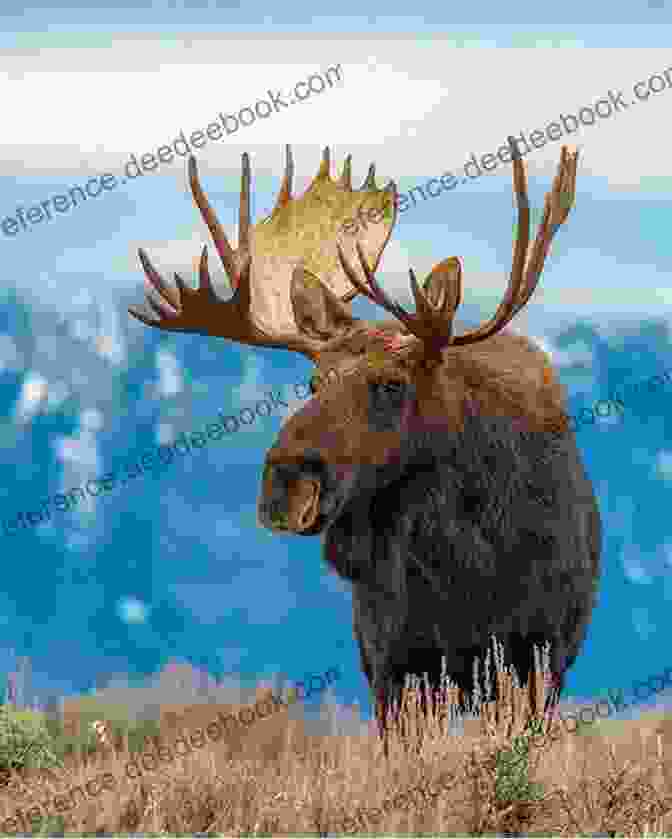 Moose Power Muskeg, A Majestic Moose Standing Tall In The Canadian Wilderness. Moose Power : Muskeg Saves The Day