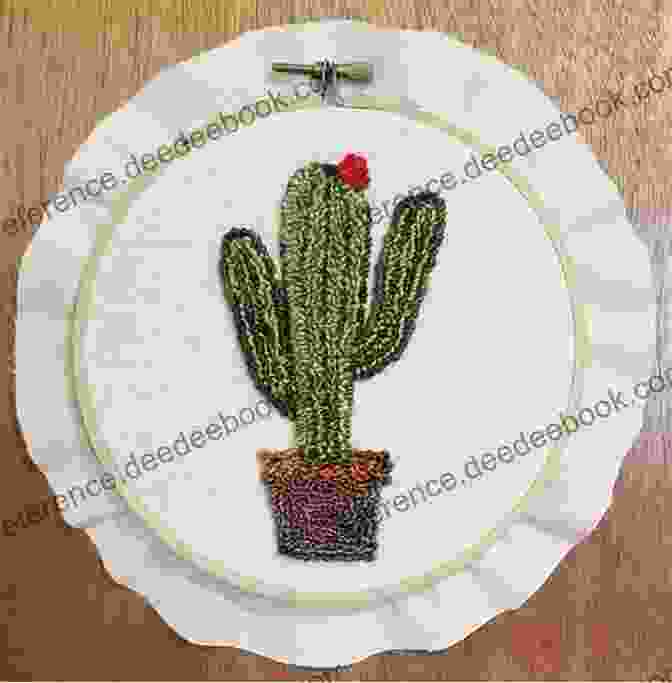 Punch Needle Cactus Pattern Punch Needle Guide Book: Lovely Craft Patterns Using Punch Needle