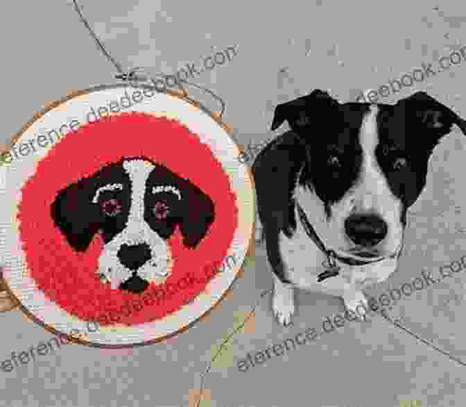 Punch Needle Pet Portrait Pattern Punch Needle Guide Book: Lovely Craft Patterns Using Punch Needle