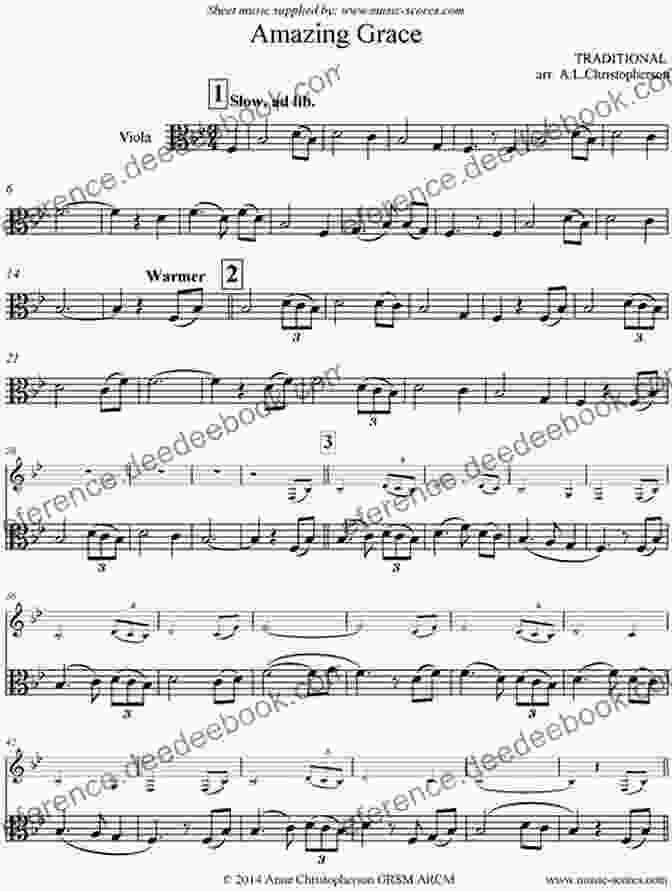 Sheet Music For Amazing Grace Arranged For Viola 101 Popular Songs For Viola Drew Beisswenger