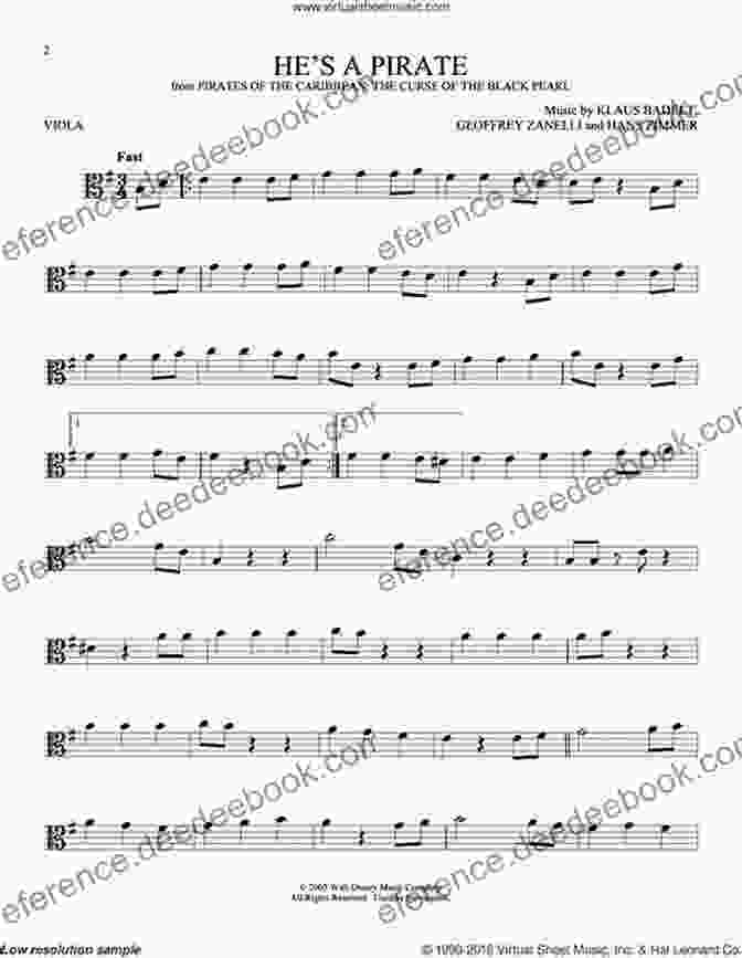 Sheet Music For Pirates Of The Caribbean Arranged For Viola 101 Popular Songs For Viola Drew Beisswenger