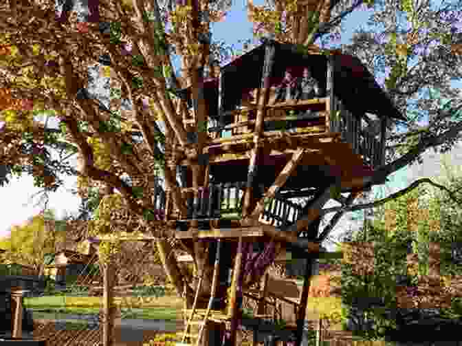 The Robinson Family Building Their Treehouse, Showcasing Their Resilience And Resourcefulness Swiss Family Robinson (A Stepping Stone Book(TM))