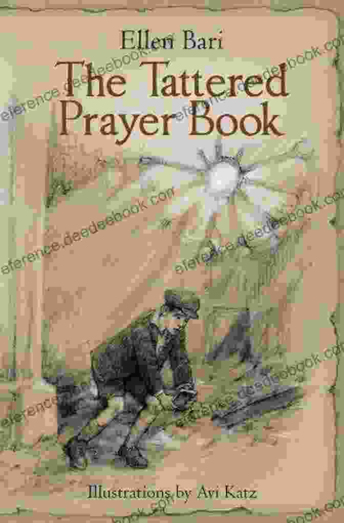 The Tattered Prayer Book Cover By Avi Katz, Featuring A Young Woman With Windswept Hair And A Torn Prayer Shawl Draped Around Her Shoulders, Standing Amidst A Desolate Landscape. The Tattered Prayer Avi Katz