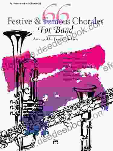 66 Festive And Famous Chorales For Band For Percussion (Snare Drum And Bass Drum)